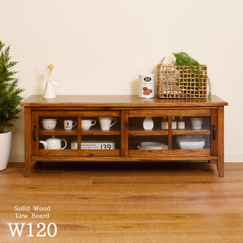 テレビ台 ローボード おしゃれ 天然木 木製 テレビラック ロータイプ