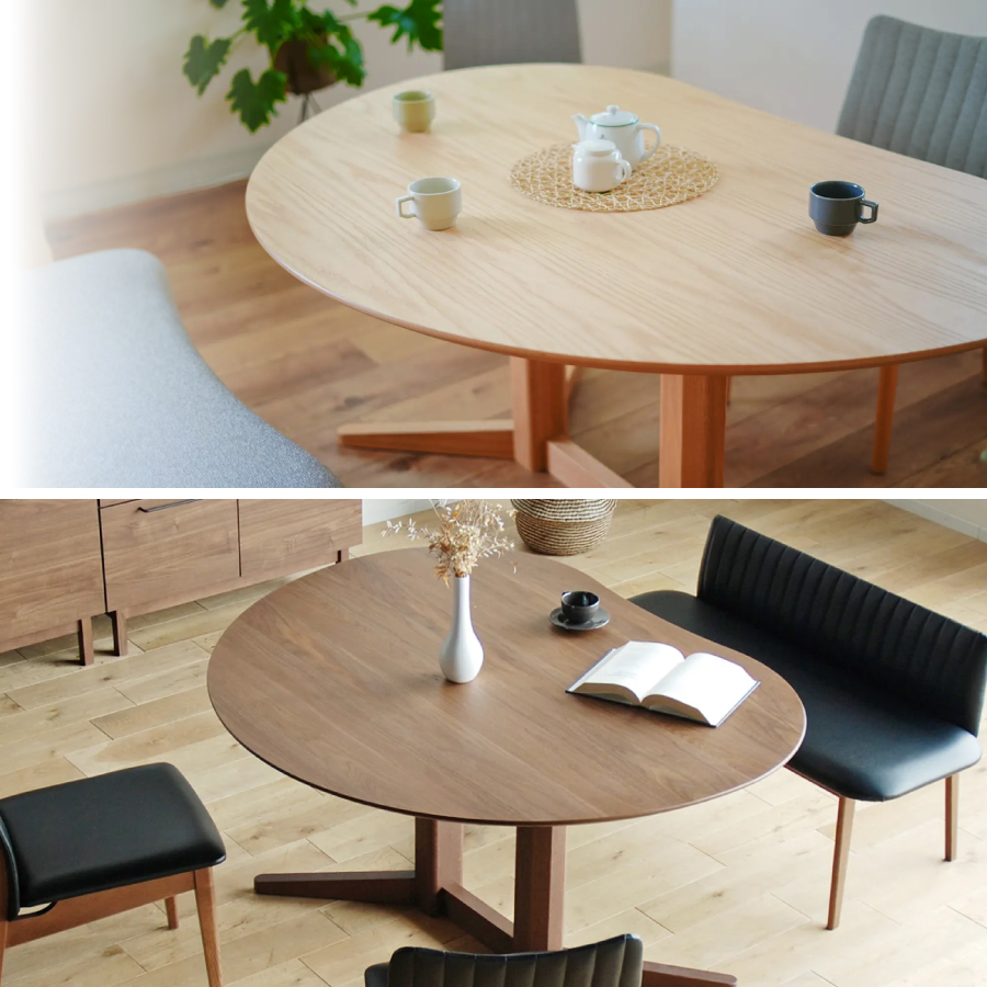 ダイニングテーブル ミラージュ（突板）／OC 160 : リモート