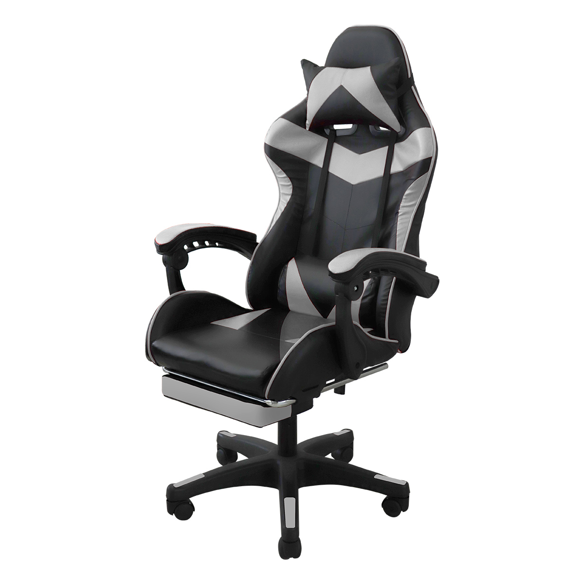 ゲーミングチェア オットマン 足置き オフィスチェア リクライニング