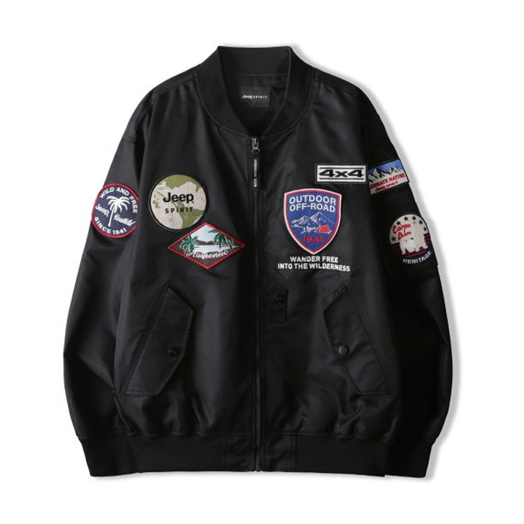 Jeep ジープ ボンバージャケット WAPPEN MA-1 BOMBER JACKET ワッペン