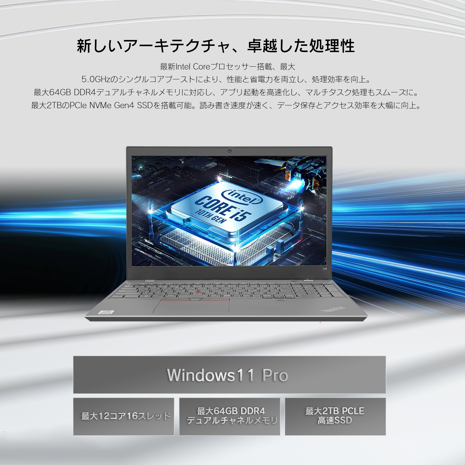 Lenovo（レノボ） 中古ノートパソコン Lenovo ThinkPad L15 Gen1 第10