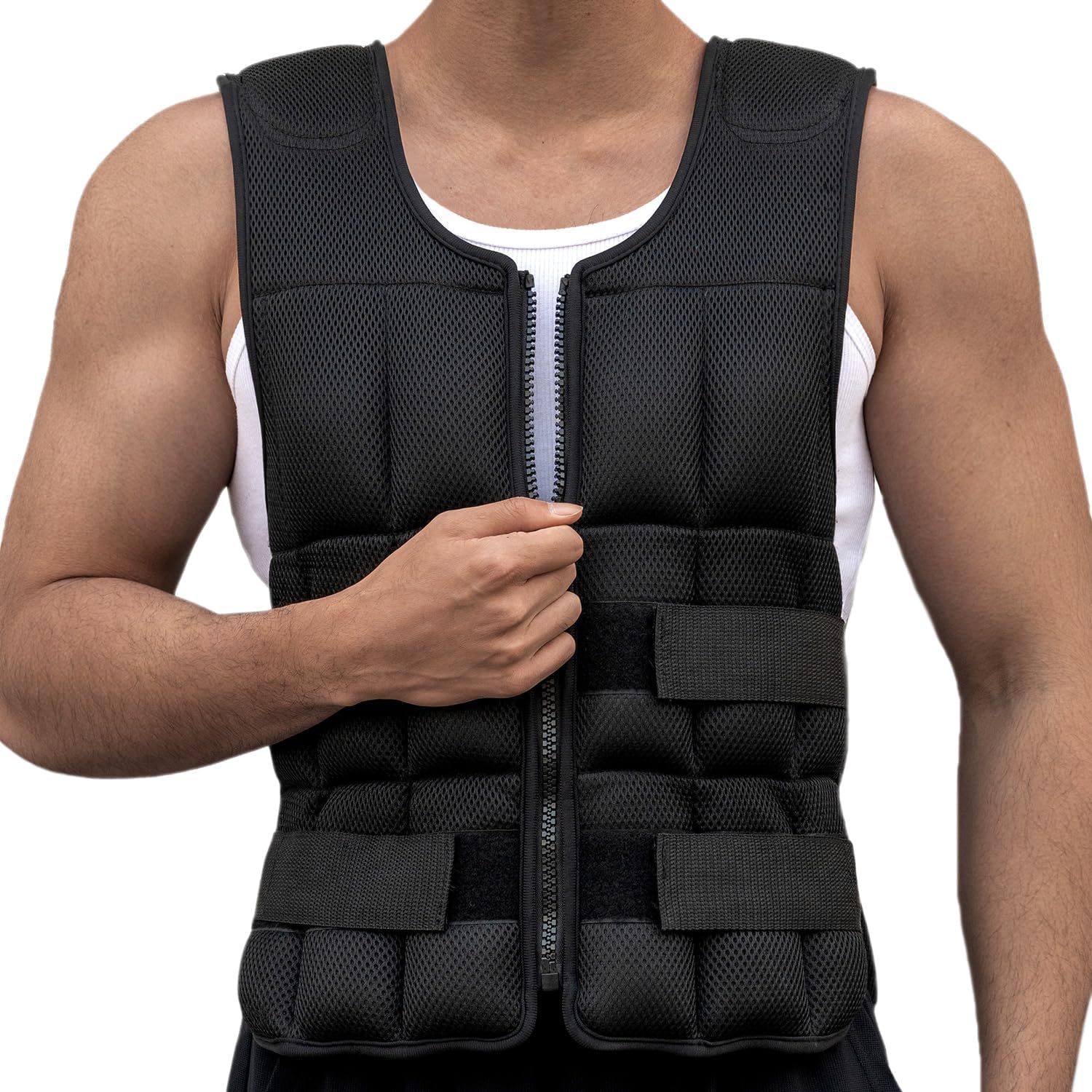 AIFY ウエイトベスト 20kg ウェイトベスト 重り ジャケット ダンベル