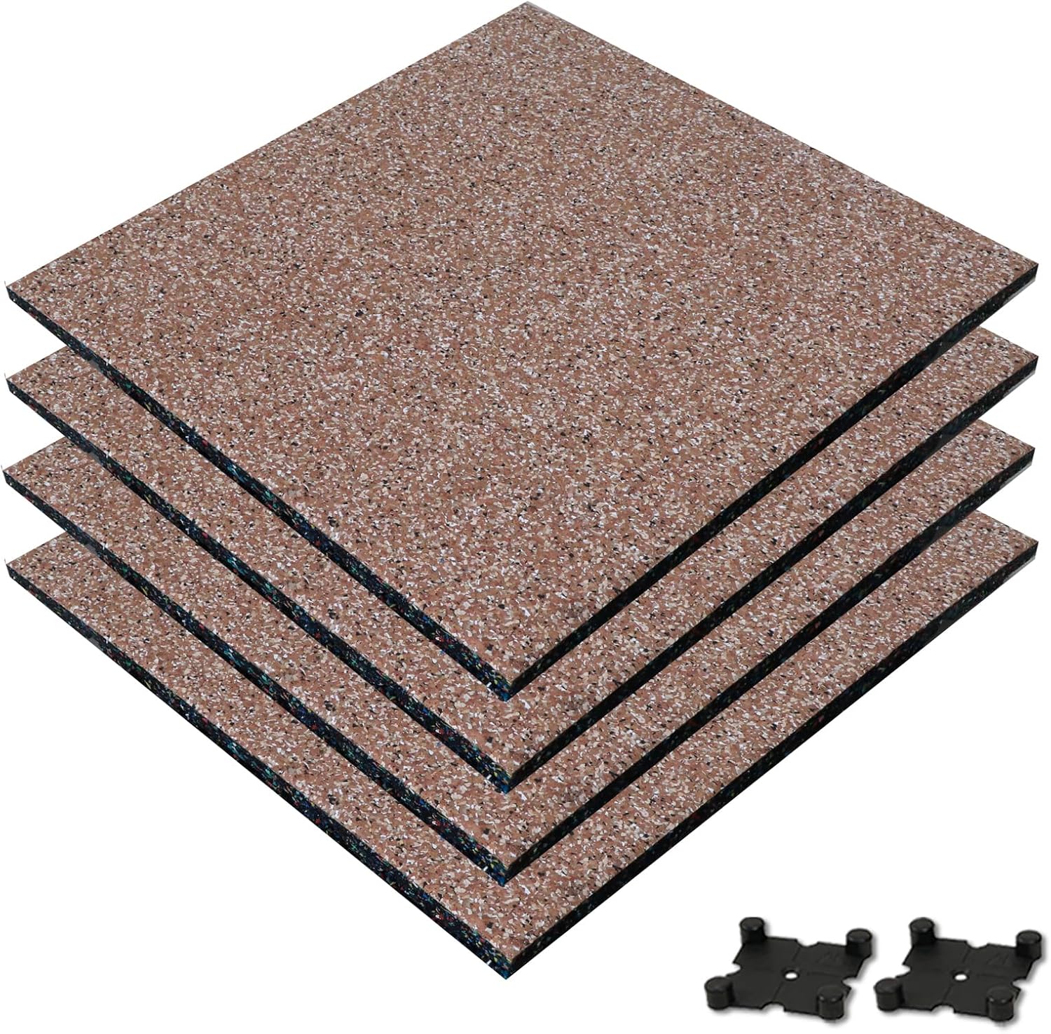 ゴムマット ラバーマット ジム マット トレーニング 4枚 連結パーツ