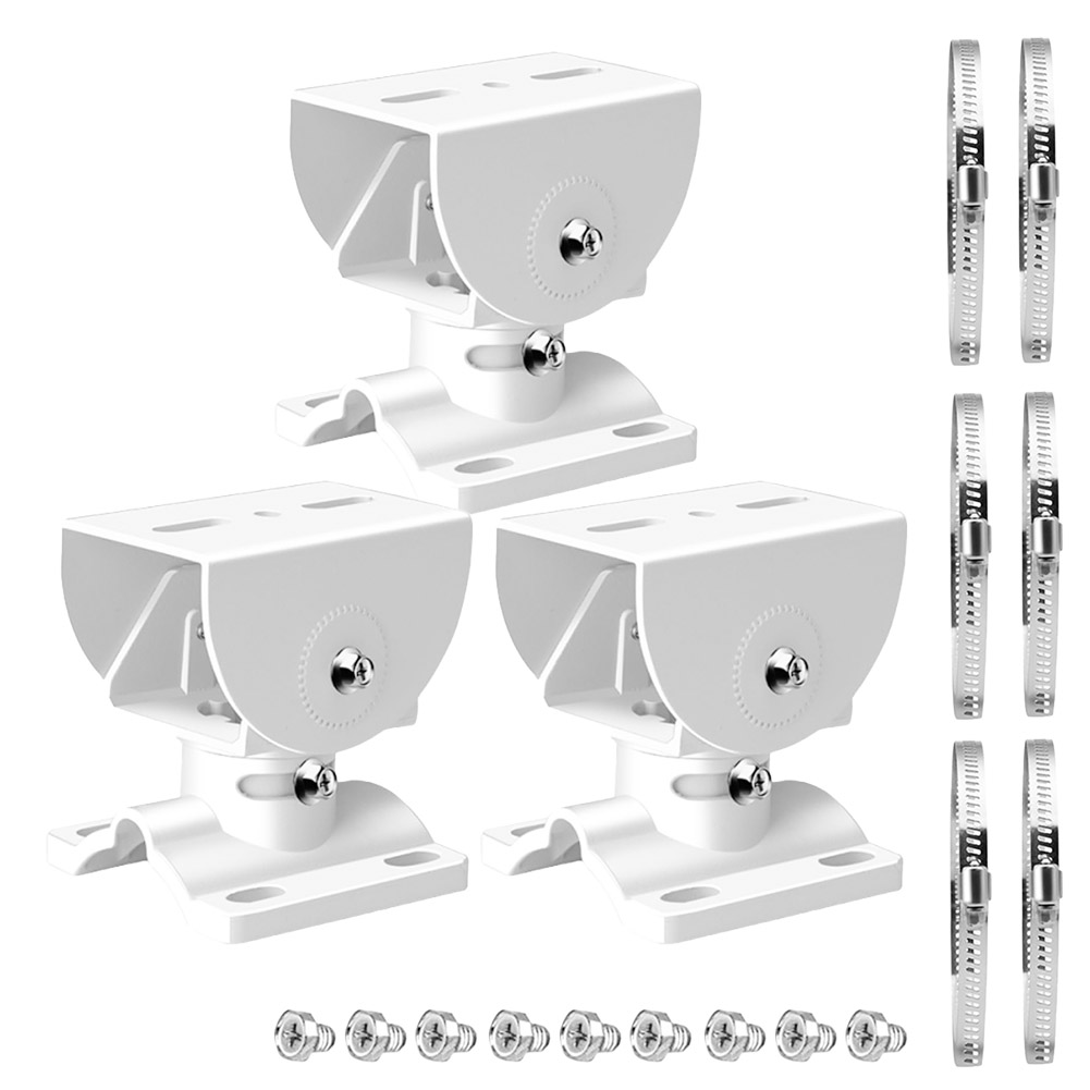 防犯カメラ ポール 3個セット 取付金具 ブラケット ドーム型 CCTV型