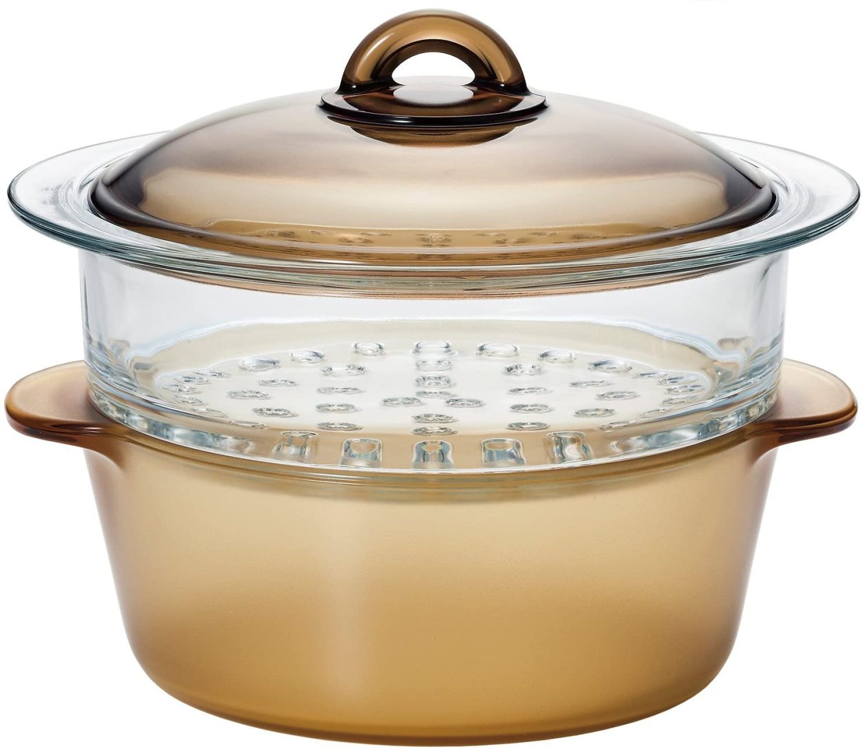 ADERIA セラベイク ファイア スチーマー鍋 耐熱ガラス 蒸し料理