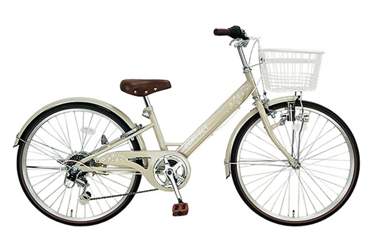 3/8 ポイント5倍 コフレ 外装6段変速 22型 ZVP226W 子供用自転車