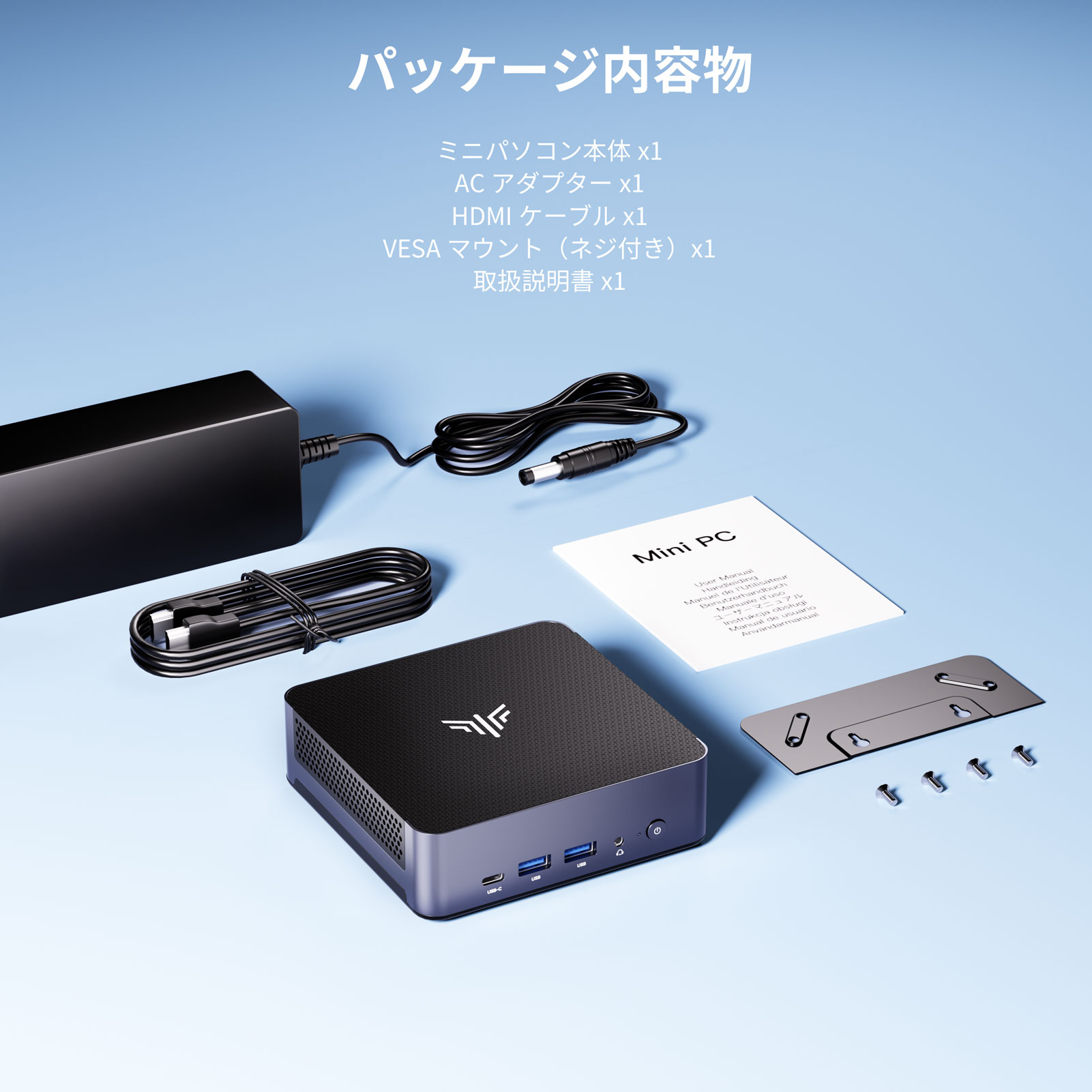 NiPoGi ミニpc Ryzen 7 8745HS mini pc 32GB DDR5 1TB M.2 NVME ミニ