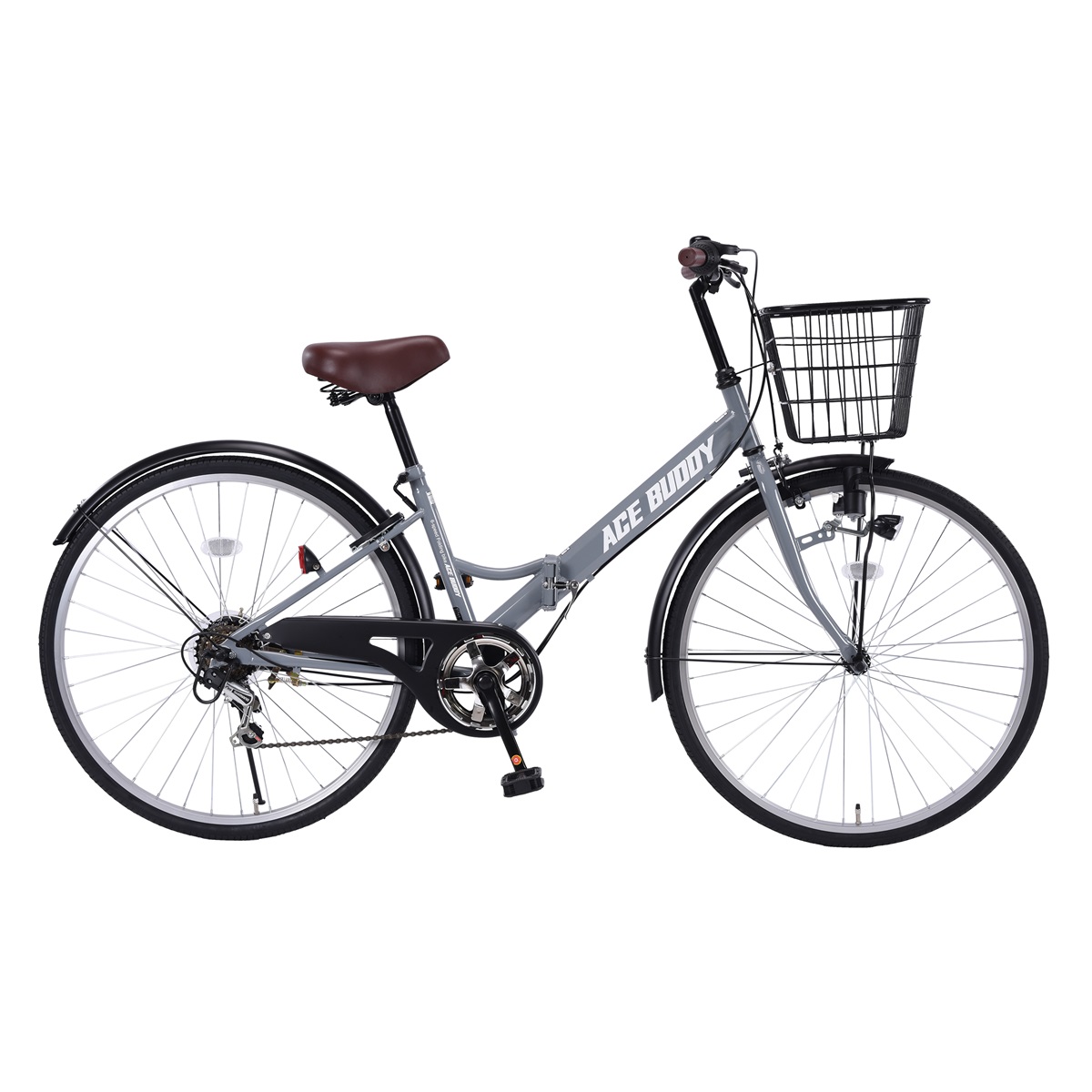 シティサイクル 26インチ シマノ6段変速ギア ママチャリ 自転車