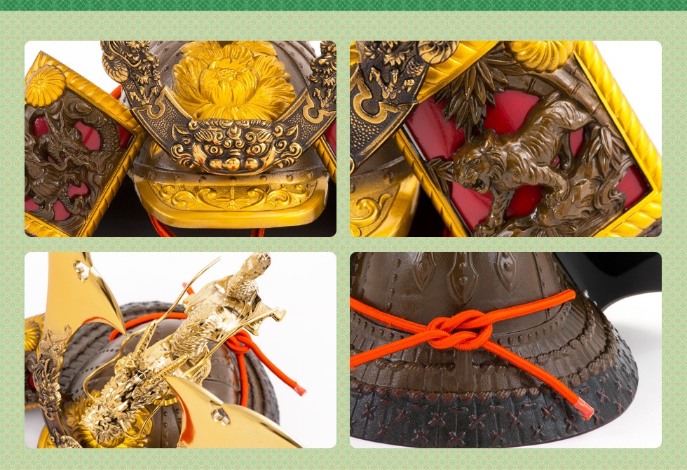 リュウコドウ 早割 5%OFF 3/9正午まで 五月人形 高級 兜飾り おしゃれ