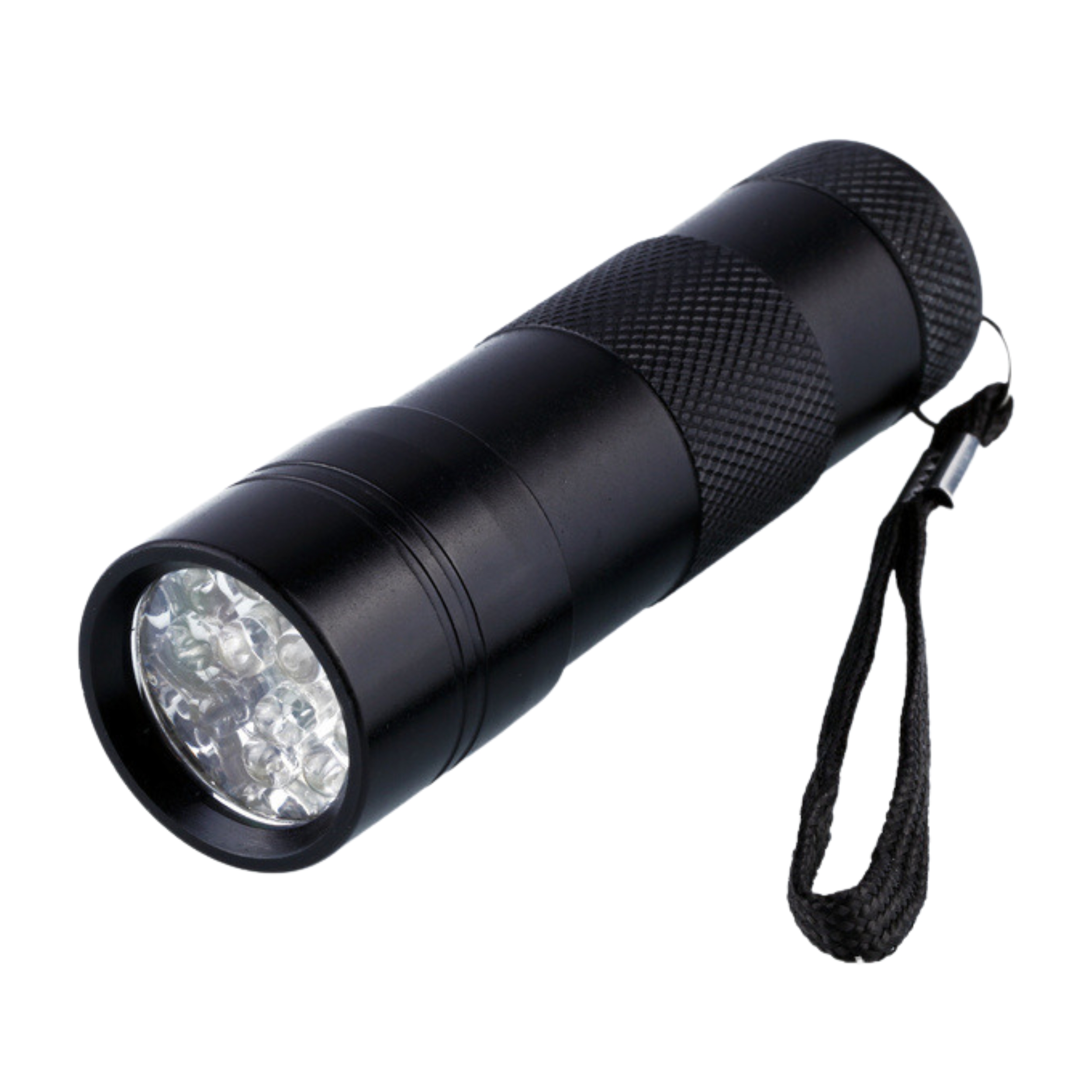 ブラックライト UV 紫外線ライト 12LED 懐中電灯 ハンディライト