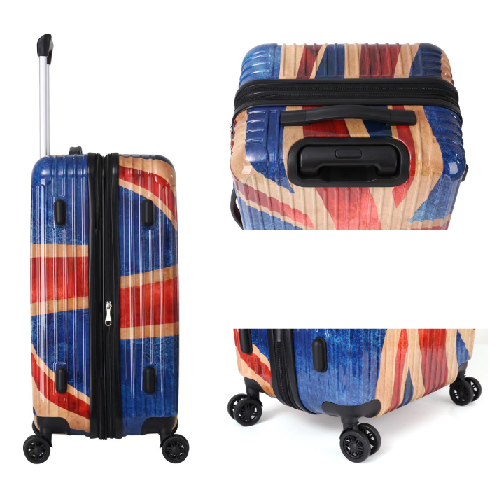 条件付き送料無料】ユニオンジャック キャリーケース Lサイズ 軽量