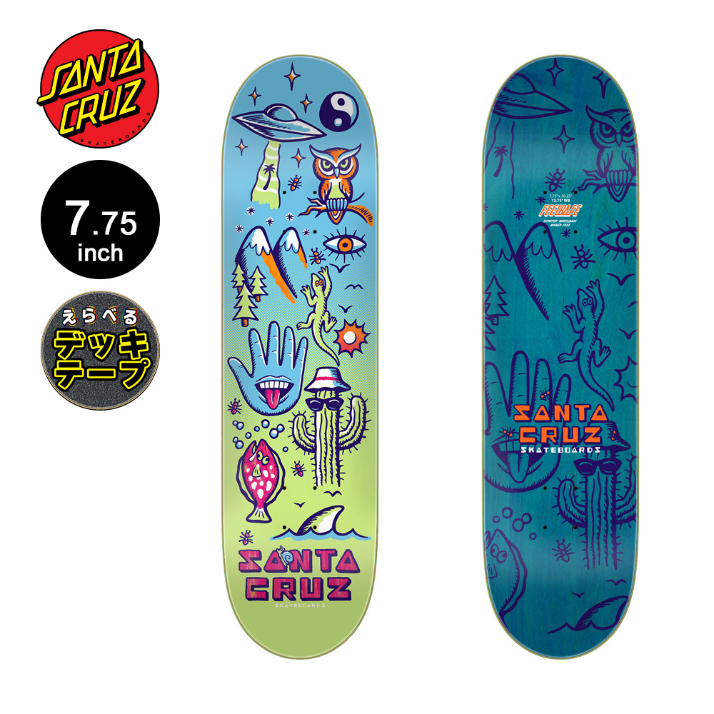 SANTA CRUZ（サンタクルーズ） スケボー デッキ 7.75 FEELBASE TRIPPER