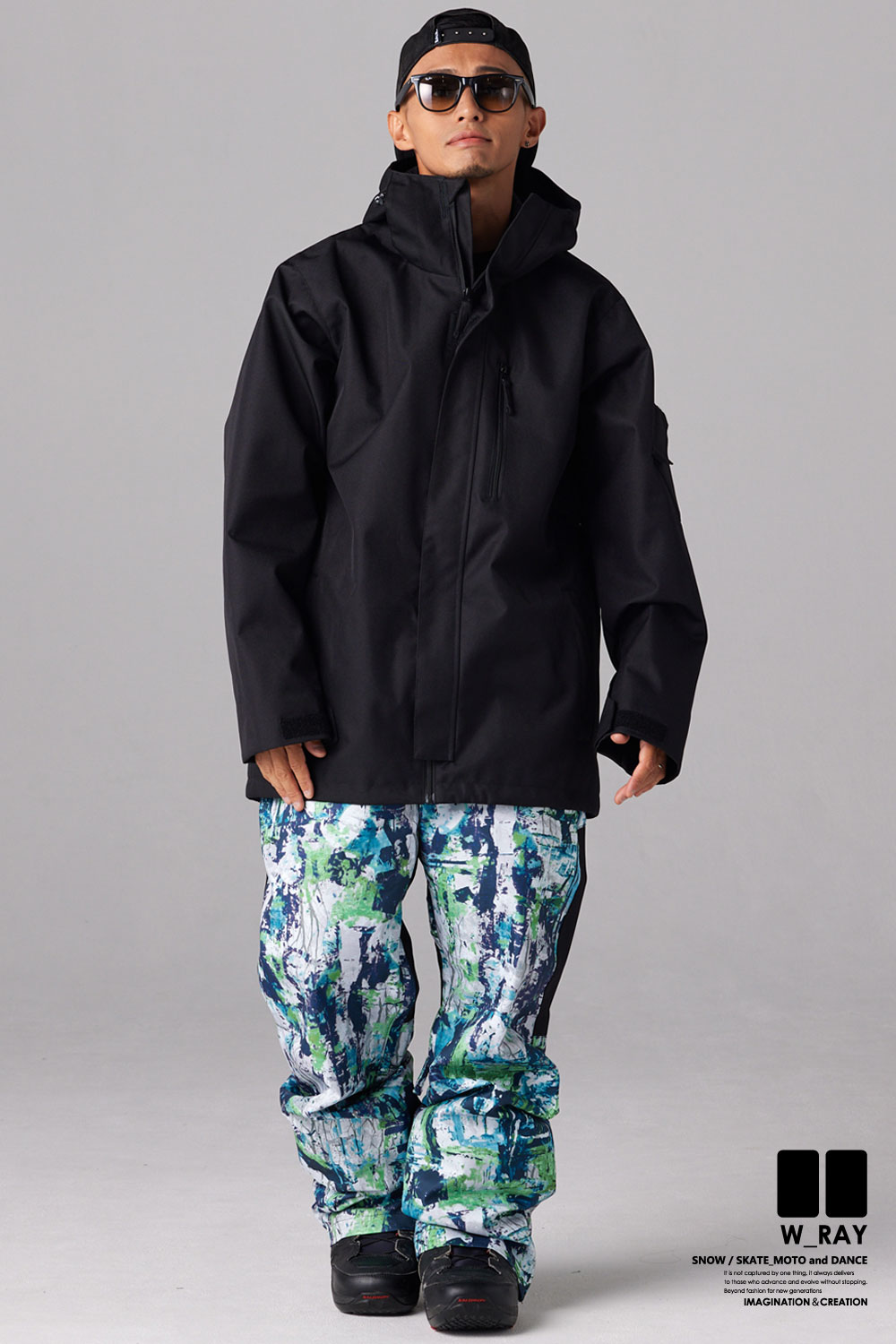 リアリズム スノーボード ウェア メンズ レディース 上下 セット