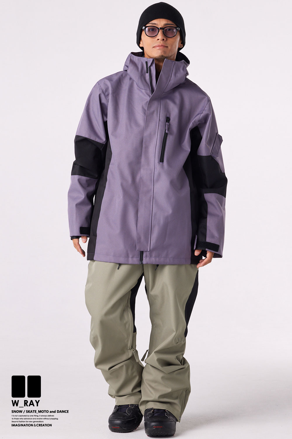 リアリズム スノーボードウェア メンズ レディース 上下 セット スノボ