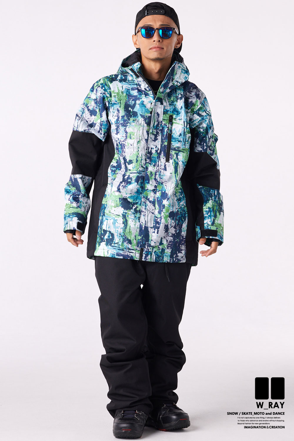 リアリズム スノーボード ウェア メンズ レディース 上下 セット