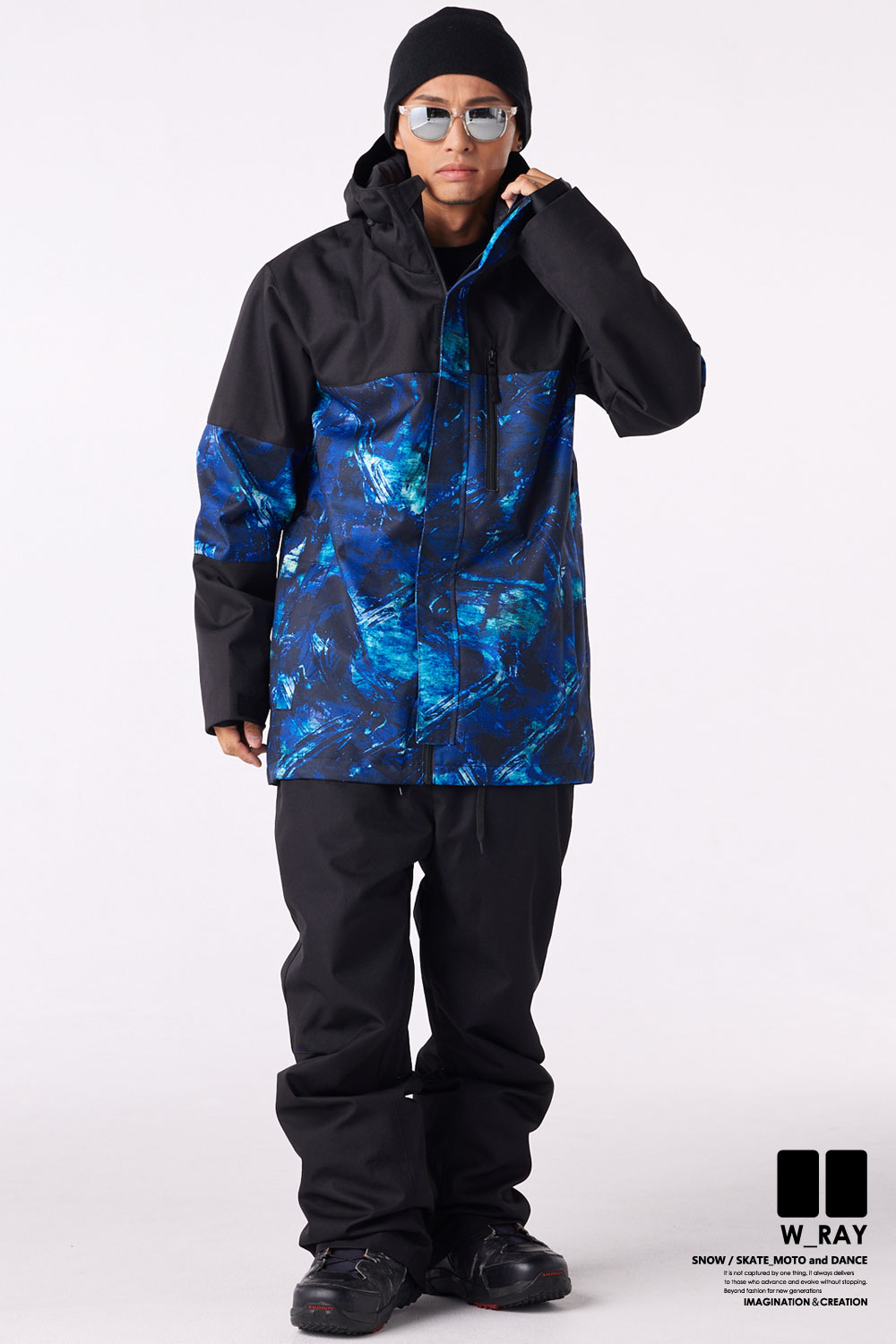 リアリズム スノーボードウェア メンズ レディース 上下 セット スノボ