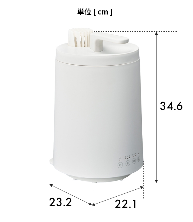 DOSHISHA（ドウシシャ） スチーム式加湿器 ミストーン600S KSZ-603