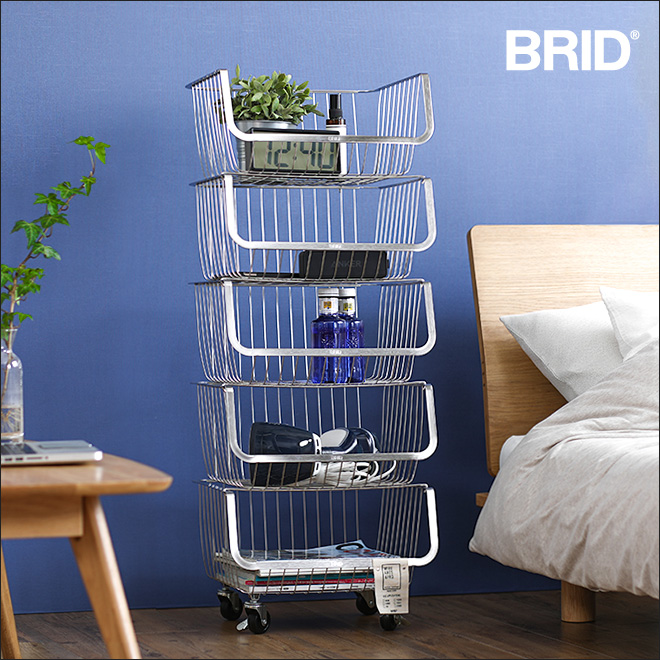 BRID（ブリッド） シェルフ ラック 棚 スタッキングワゴン ワイヤー