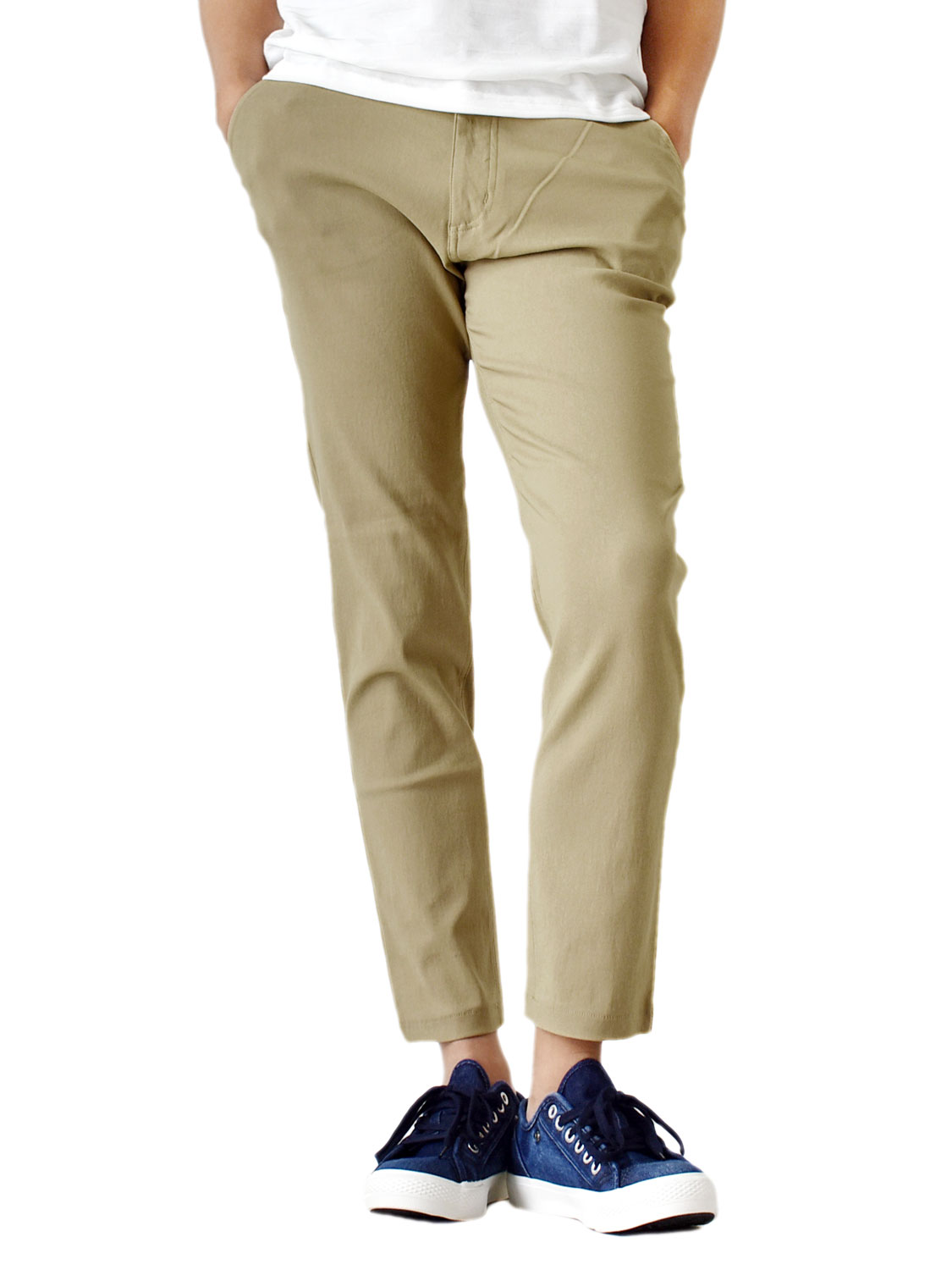 ARONA チノパン メンズ 超伸縮 チノパンツ ハイテンションストレッチ