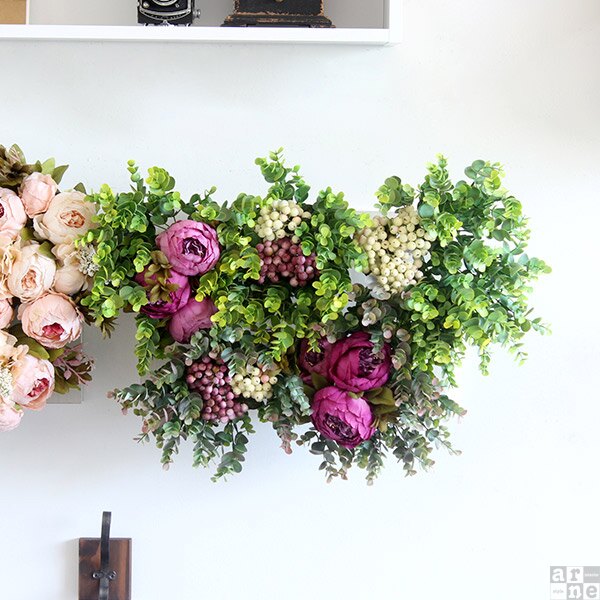 フェイクグリーン 壁掛け ウォールグリーン 光触媒 グリーン 花