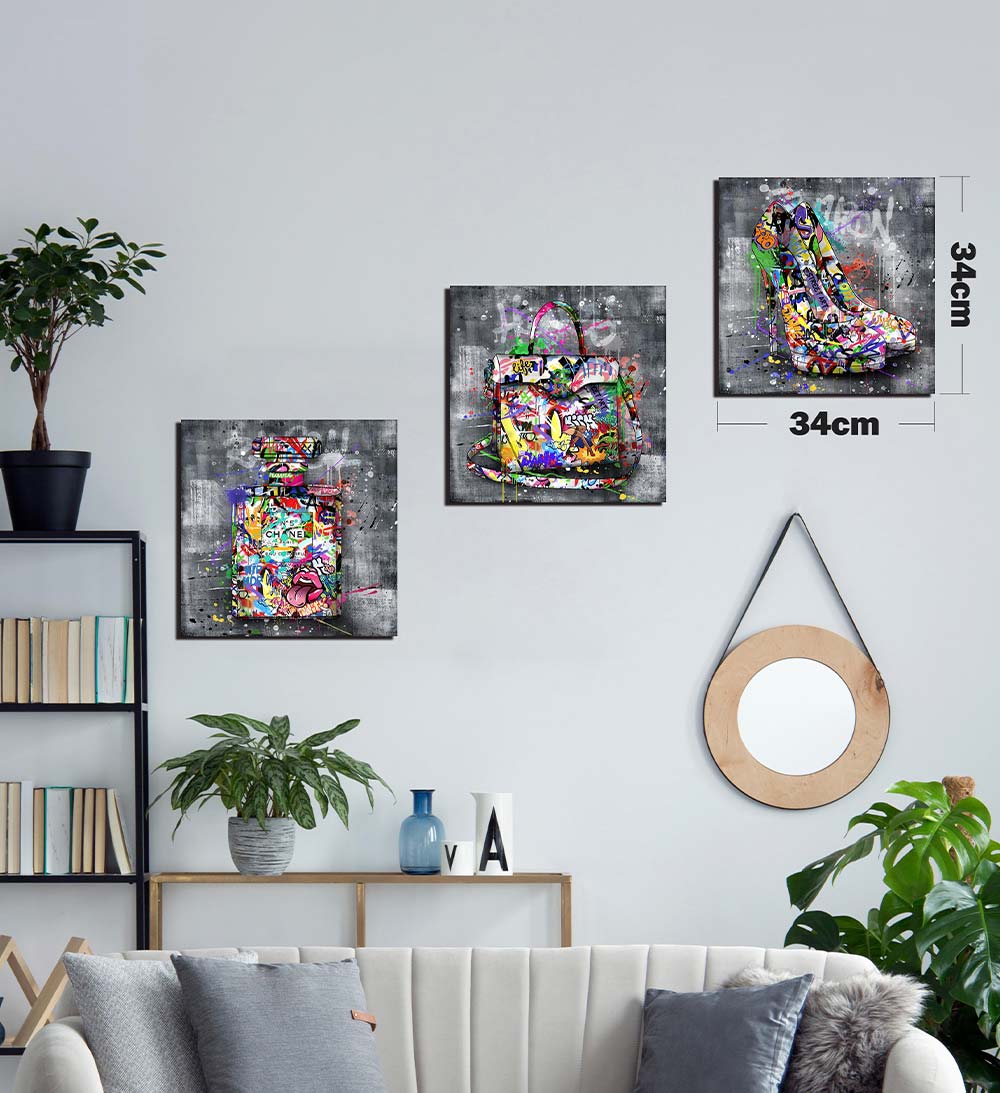 新商品 ARTJOY アートパネル Fashion 3枚 セット 絵画 インテリア