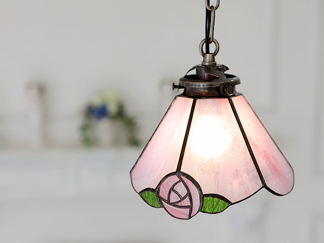 可憐なペンダントライト ポイント利用 ピンク アンティーク レトロ