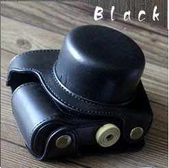 レザーカメラケース ニコン Nikon1 J5対応 お揃いカラーのストラップ