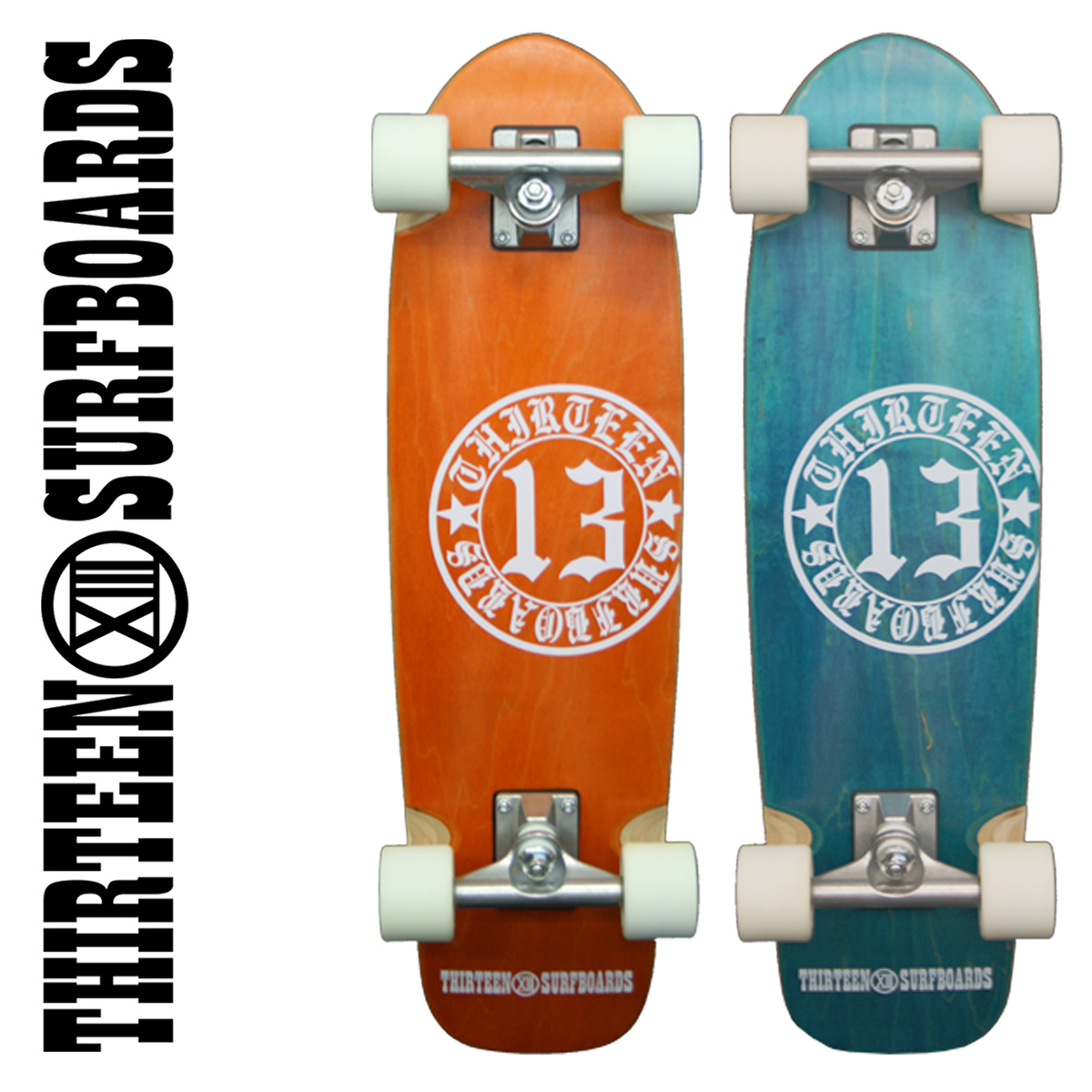 SUMMER SALE】スケートボード スケボー 13SURF 13SURFBOARDS ミニ