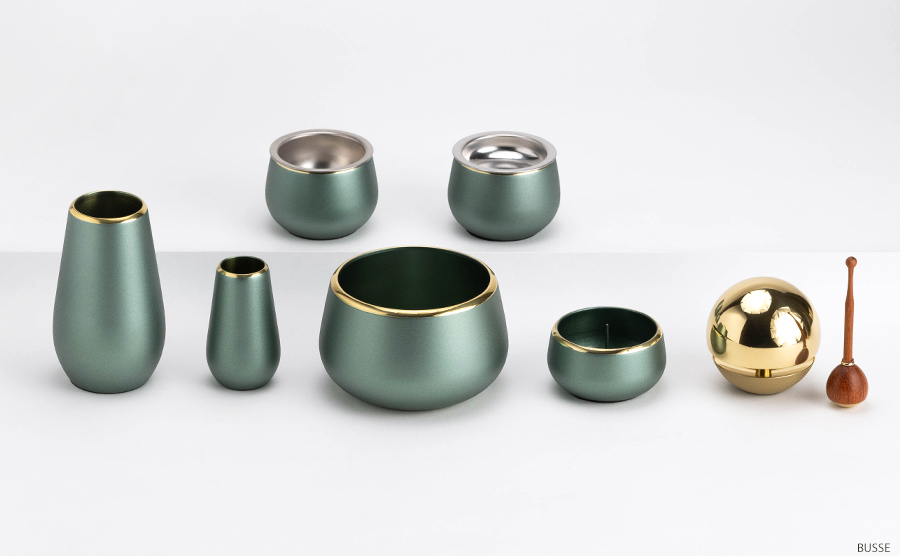 仏具セット トキオ 7点 たまゆらりんセット（仏具セット ミニ モダン