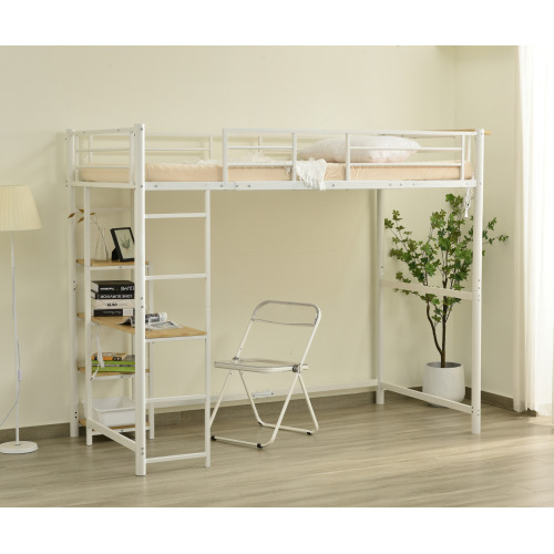 BTM 在庫処分！！ロフトベッド シングル 省スペース 収納 デスク付き