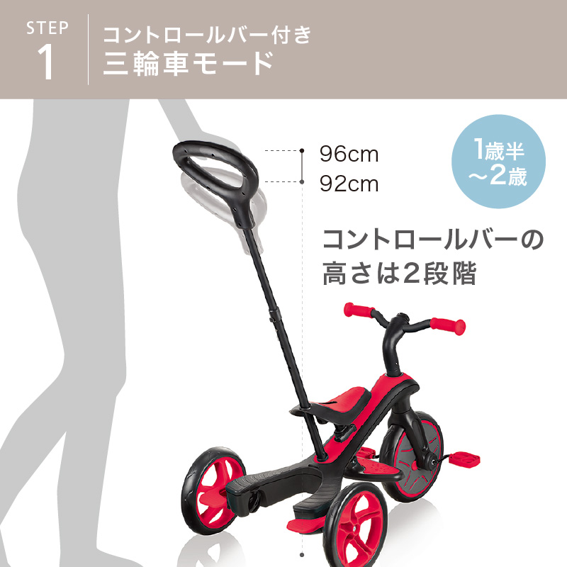 GLOBBER（グロッバー） エクスプローラー トライク 3in1 ティール