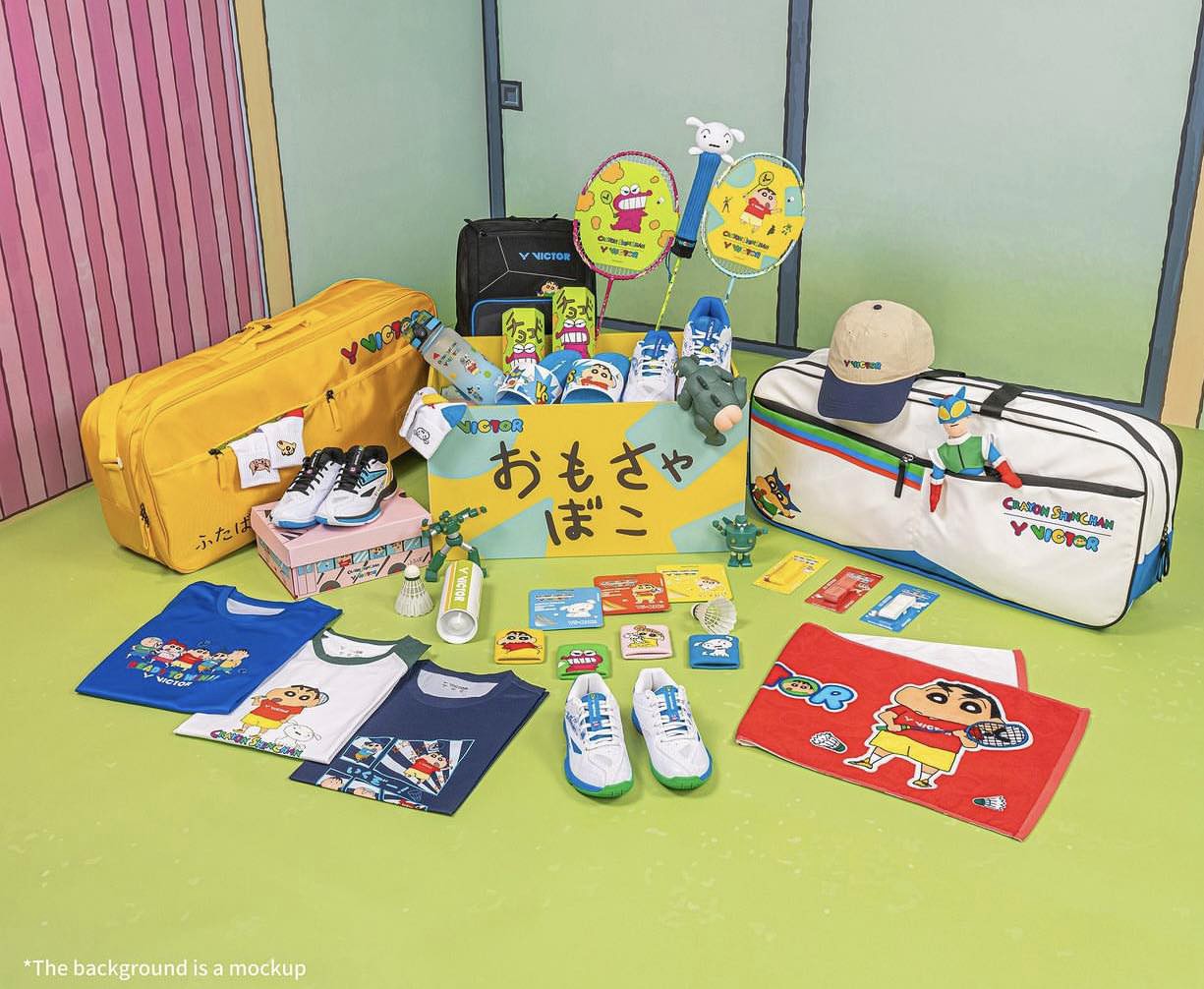 VICTOR クレヨンしんちゃん ソックス SK-410CS : バドミントンショップ