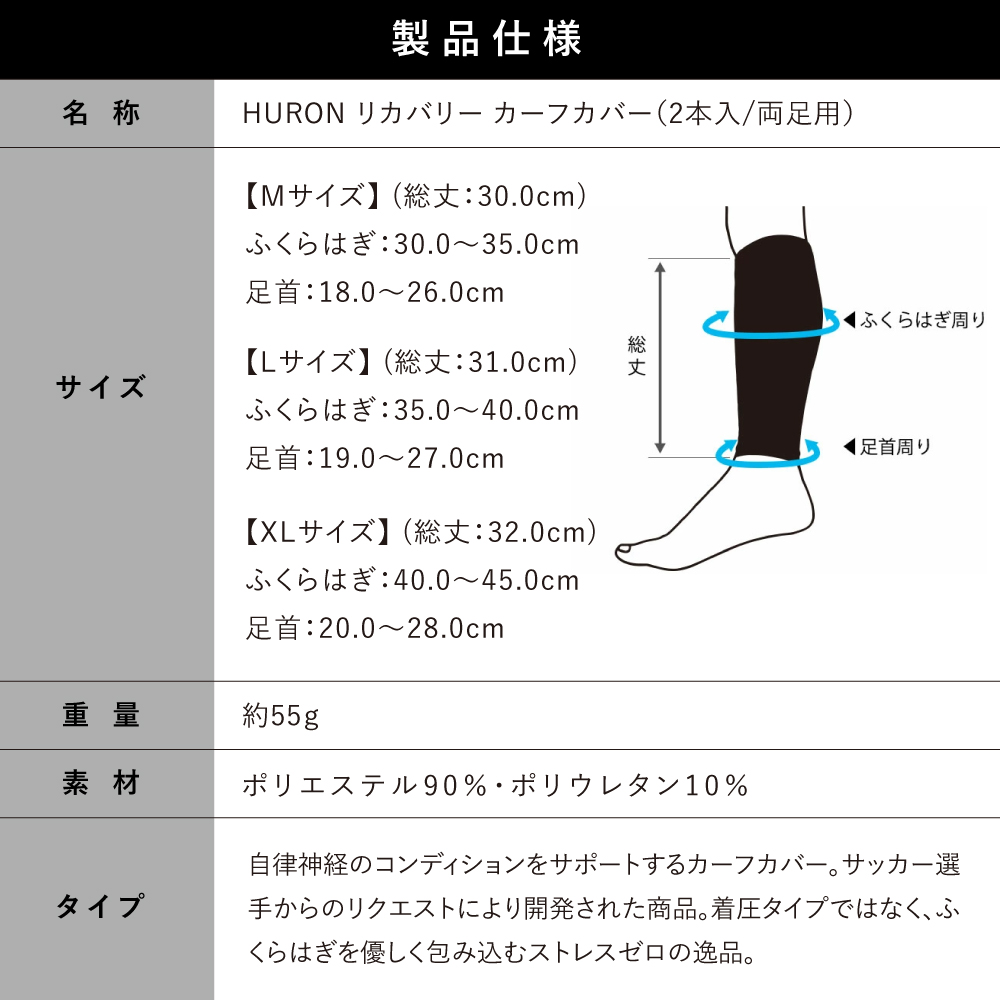 ヒューロン バンド ヒューロンリカバリーバンド リカバリーウエア