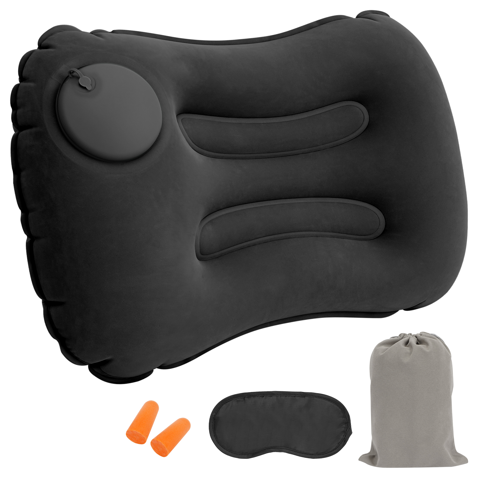 エアーピロー エアー まくら 枕 飛行機 車 快眠 安眠 たためる