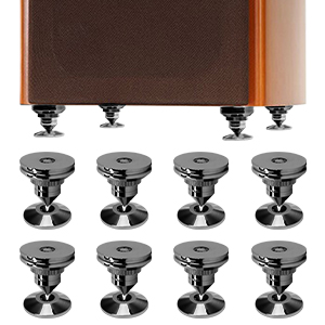 インシュレーター スピーカー スパイク 金属製 8個セット オーディオ