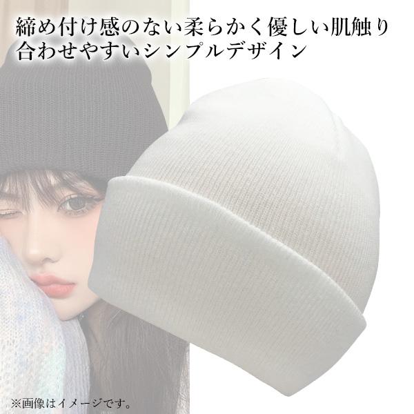 ニット帽 メンズ レディース ホワイト スノーボード スキー ニット