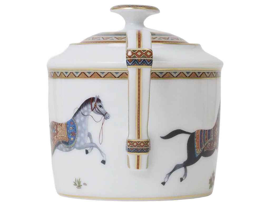 HERMES（エルメス） シュガーポット シュヴァルドリアン 砂糖入れ 小物