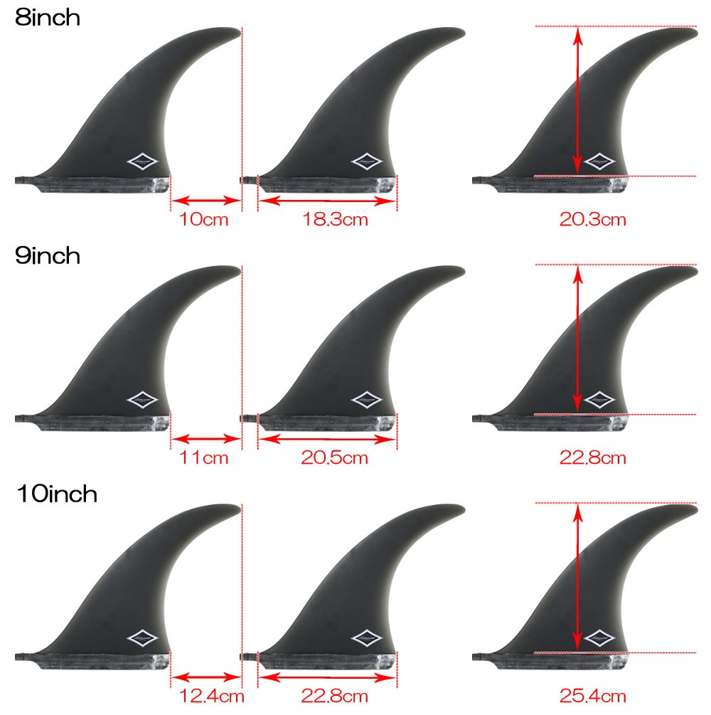 ロングボード センターフィン シングル ADVANCED NALU グラス 8”9”10