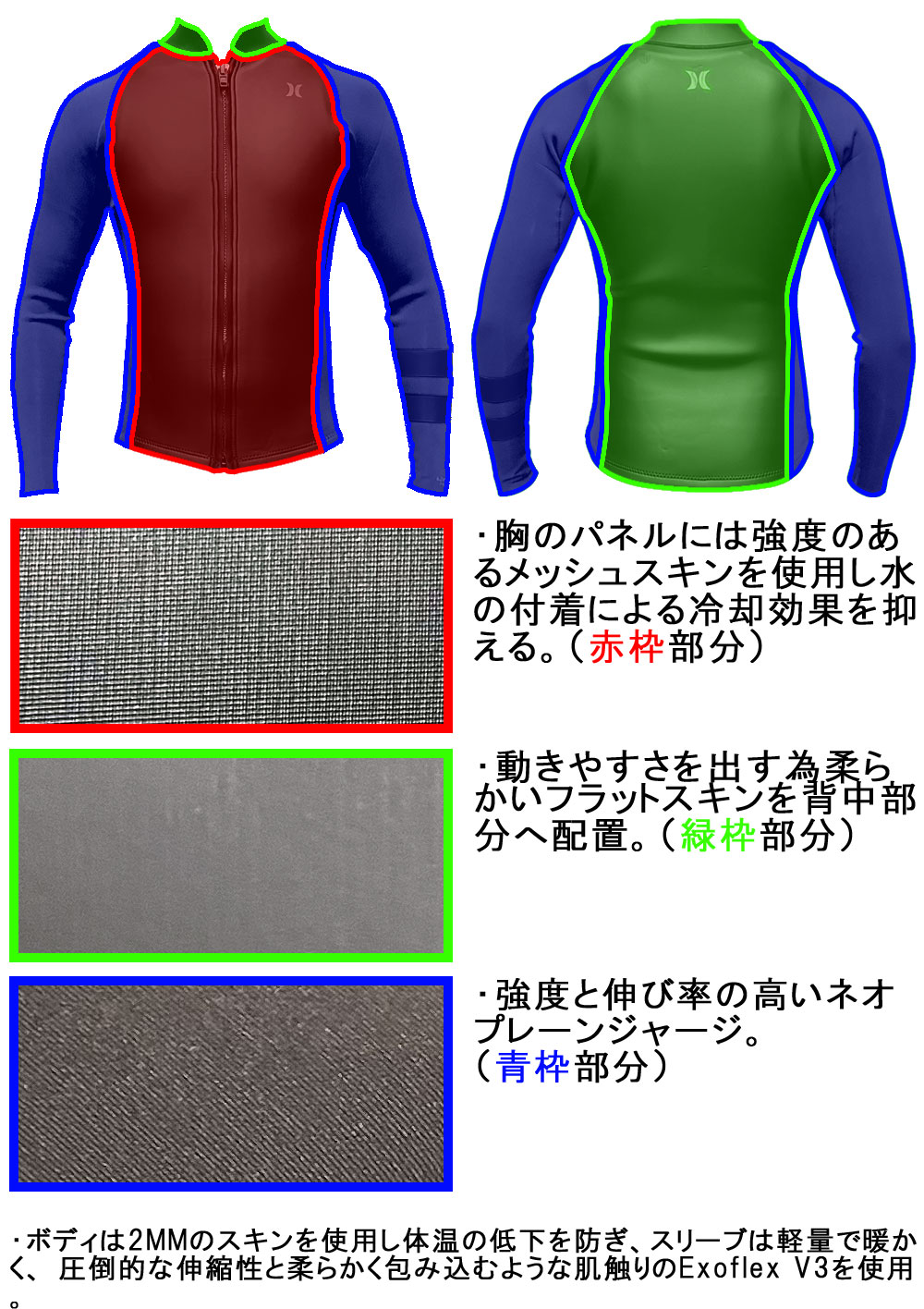 2024 HURLEY ADVANTAGE PLUS ZIP JACKET MZFZJK24 / ハーレー