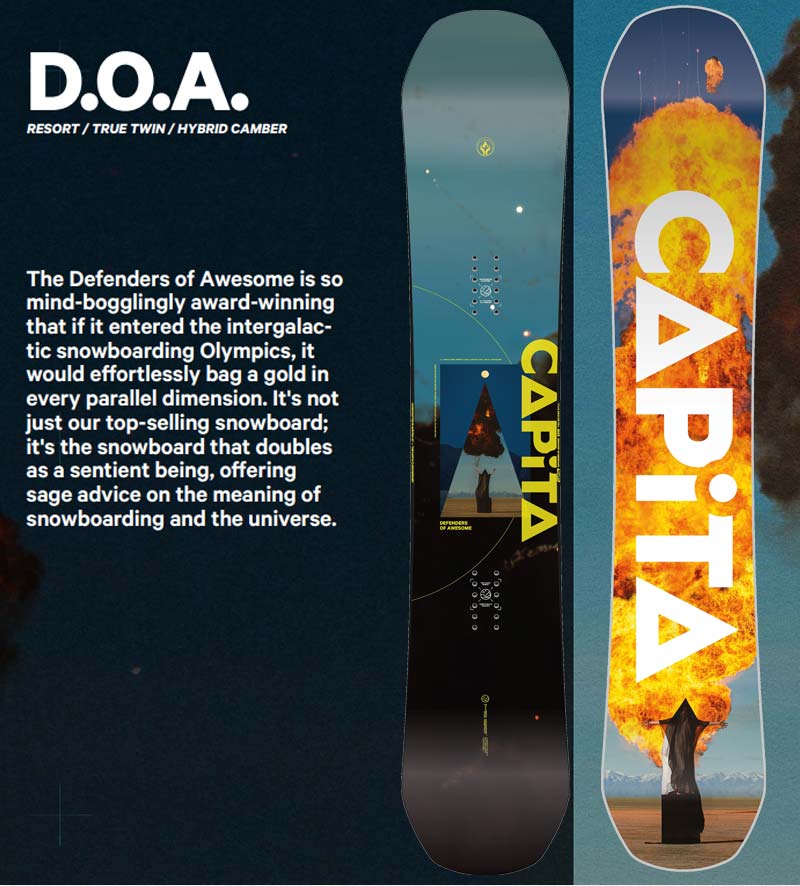 CAPiTA 24-25 CAPITA / キャピタ 訳あり品 DOA WIDE ディーオーエー