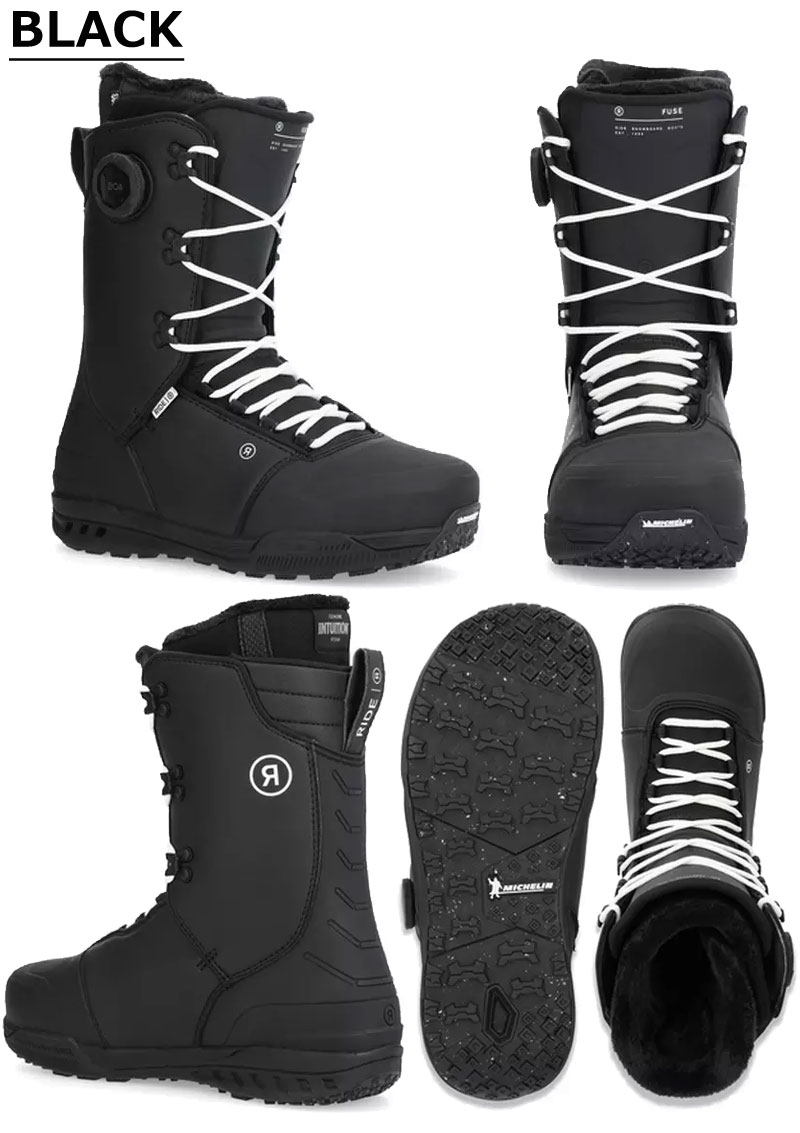 24-25 RIDE/ライド FUSE フューズ メンズ ブーツ 紐 レース ボア BOA