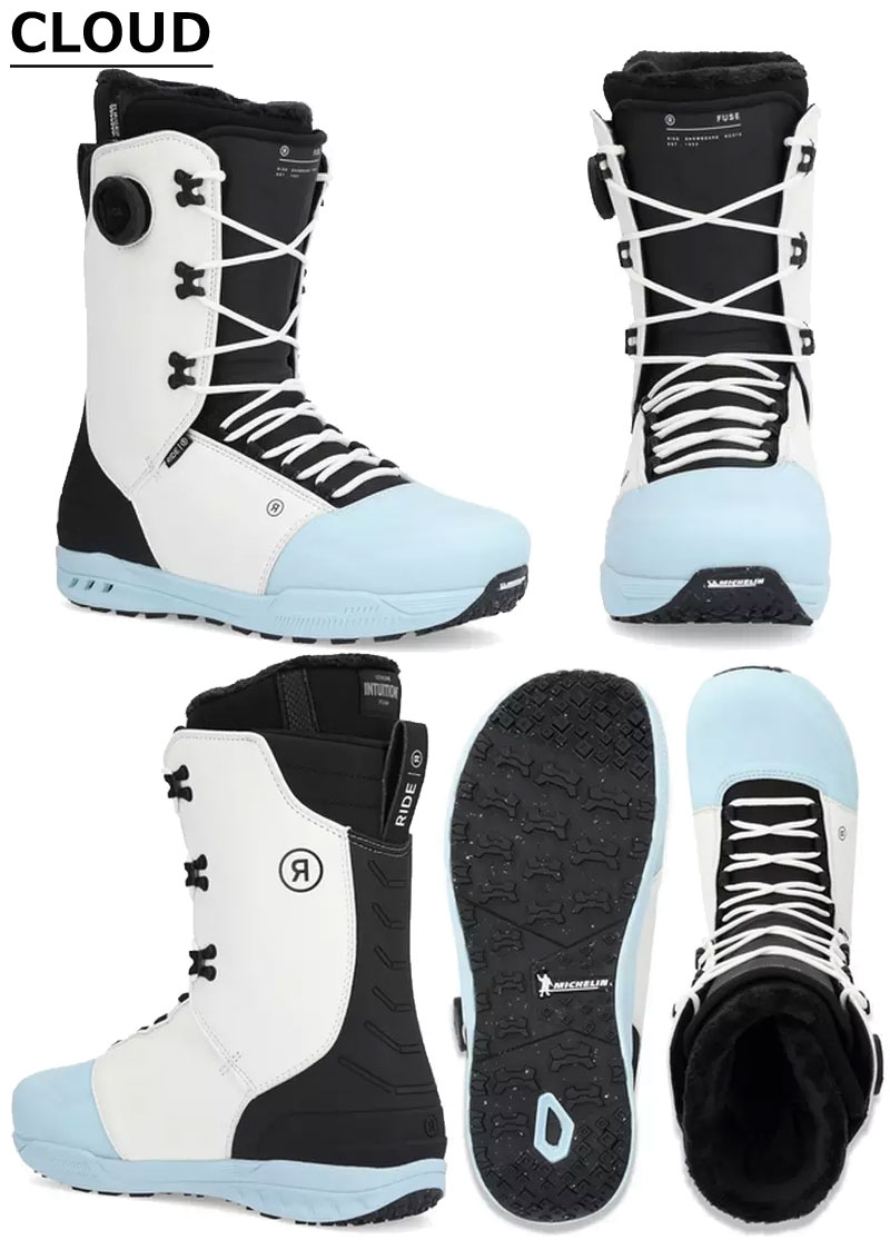 24-25 RIDE/ライド FUSE フューズ メンズ ブーツ 紐 レース ボア BOA