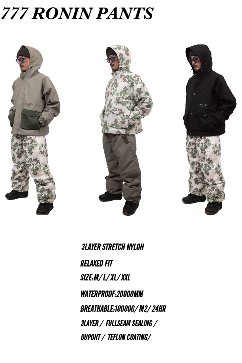 NOMADIK（ノマディック） 25-26 NOMADIK/ノマディック 777 RONIN pant