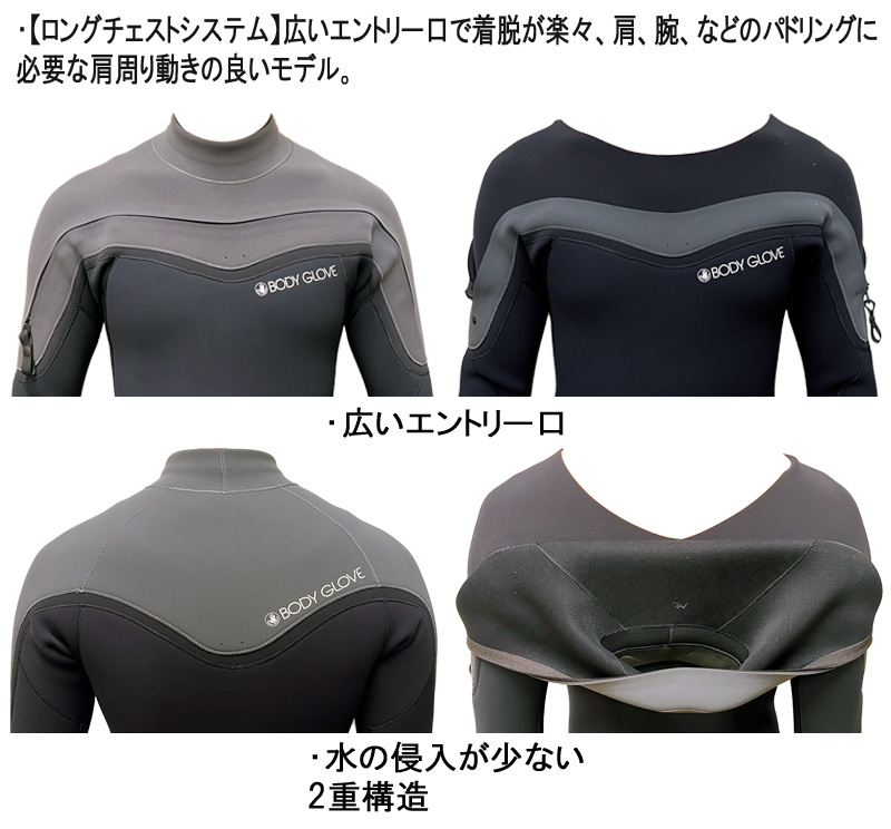 2023 BODYGLOVE FUSION SERIES FULLSUITS LC TB1020 / ボディー