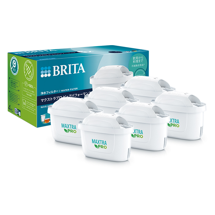 BRITA（ブリタ） 公式 カートリッジ 6個セット 浄水器 マクストラプロ