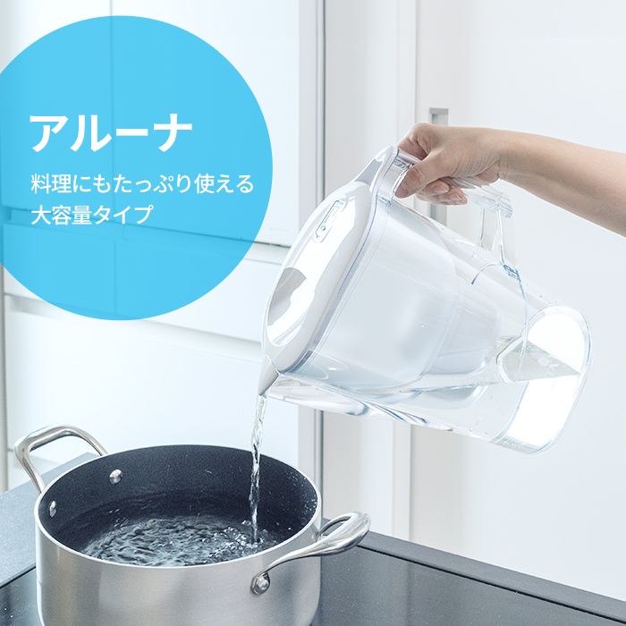BRITA（ブリタ） 浄水器 公式 ポット型浄水器 アルーナXL カートリッジ