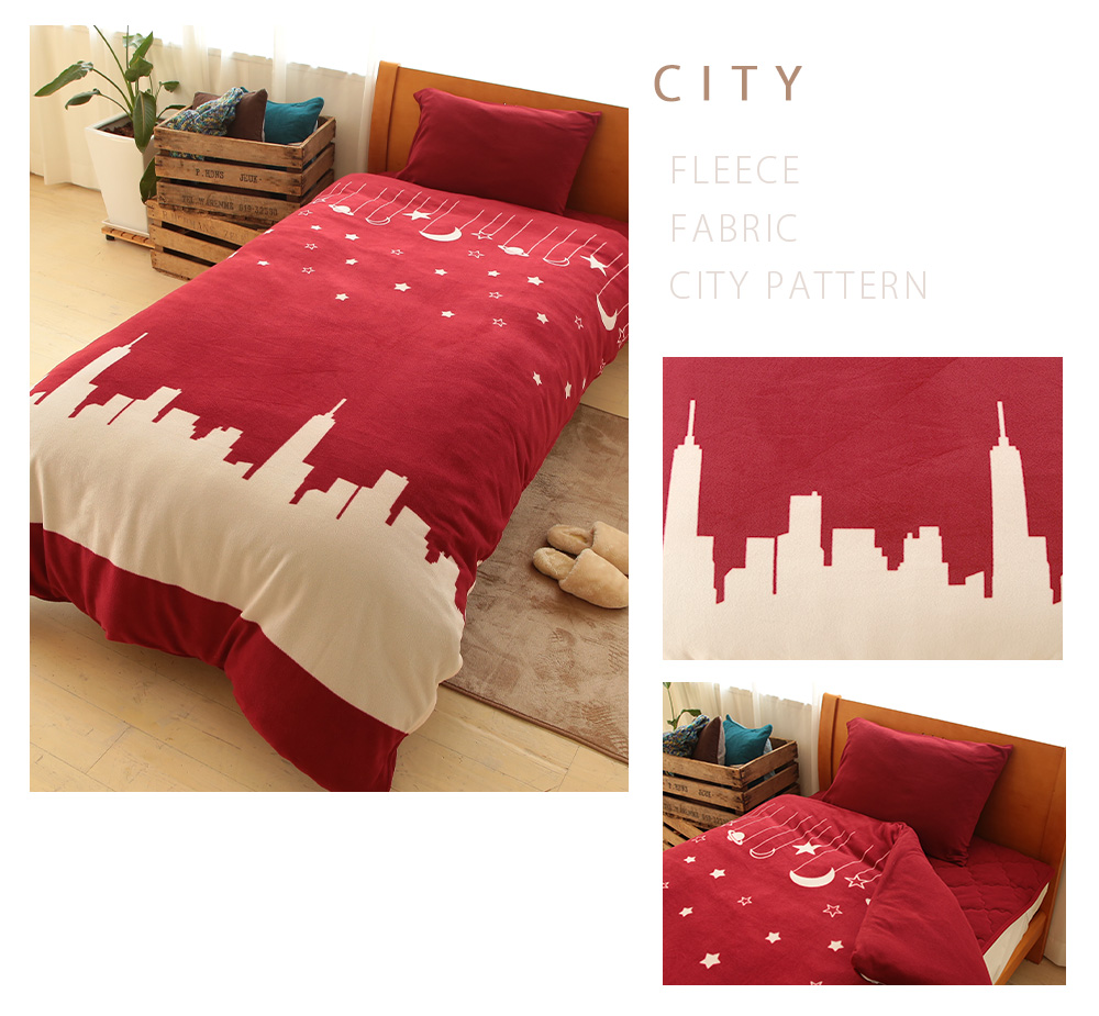 フリース 布団カバー セット 3点セット ダブル 冬 布団カバーセット