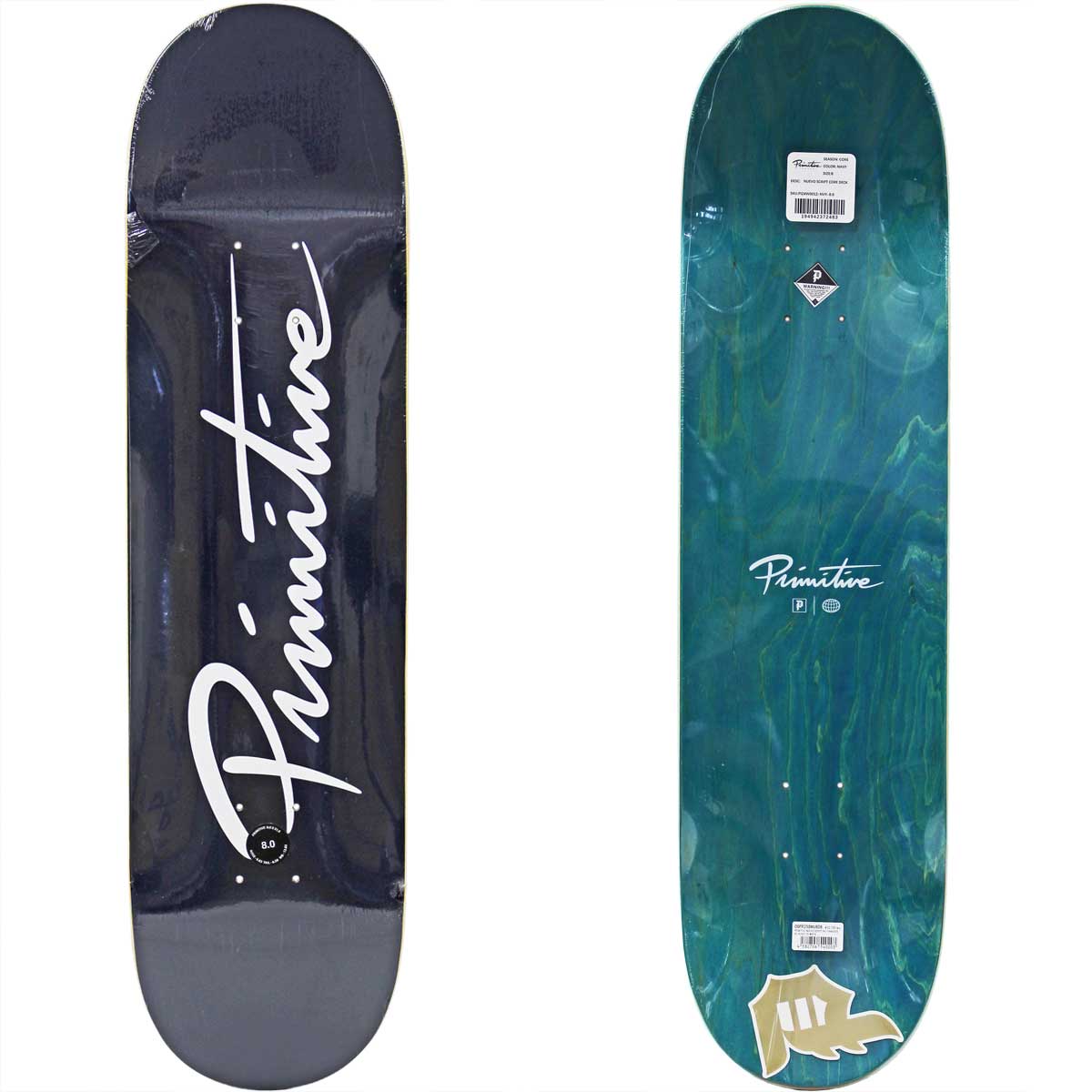 PRIMITIVE（プリミティブ） 8.0インチ スケボー デッキ Primitive
