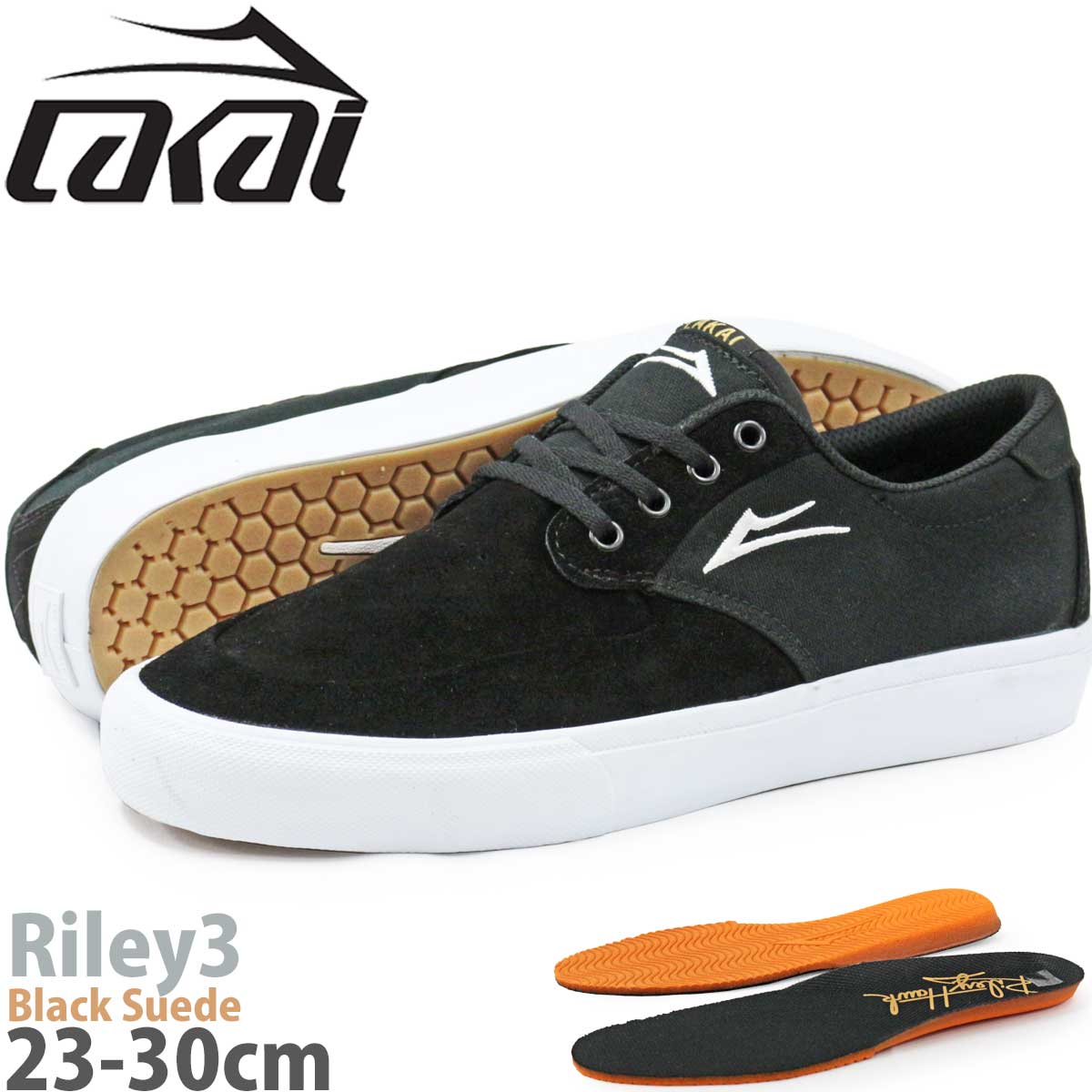 LAKAI（ラカイ） ライリー3 23-30cm スケボー シューズ Lakai Pro