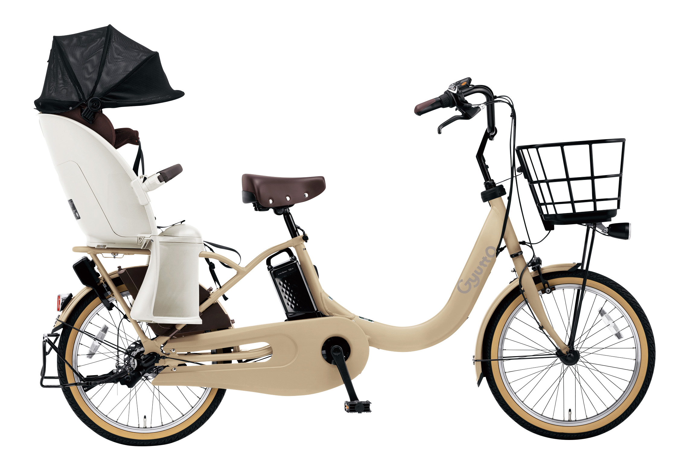 Gyutto 電動アシスト自転車 電動自転車 子乗せ付き Panasonic
